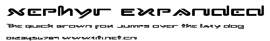 Xephyr Expanded.ttf字體轉換器圖片