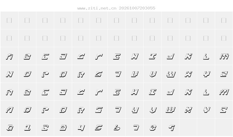 字符映射圖