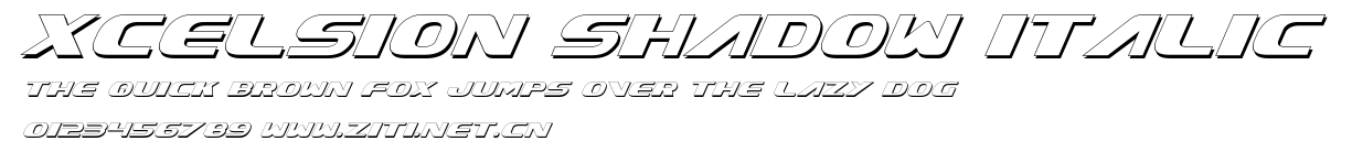 Xcelsion Shadow Italic.ttf
