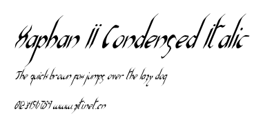 Xaphan II Condensed Italic.ttf