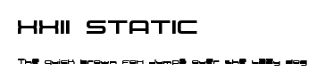 XXII STATIC.ttf字體轉換器圖片