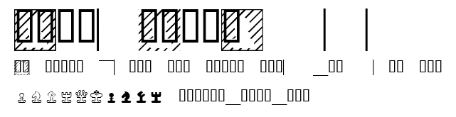 XSeederChessSmall.ttf字體轉換器圖片