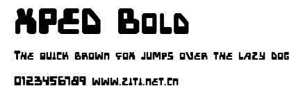 XPED Bold.ttf字體轉換器圖片