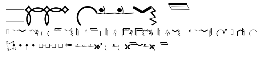 XMMPattern.ttf字體轉換器圖片