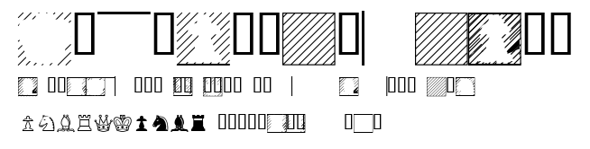 XBobsStandardChess.ttf字體轉換器圖片