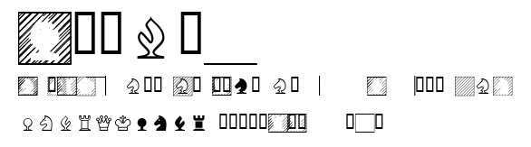 XChessNut.ttf字體轉換器圖片