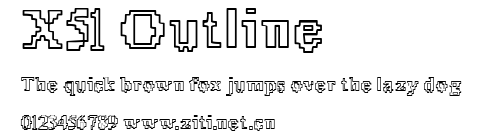 X51 Outline.ttf
