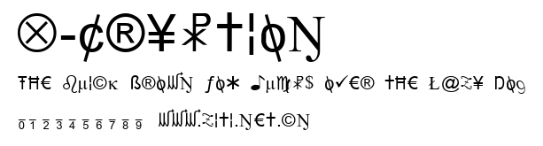 X-Cryption.ttf字體轉換器圖片