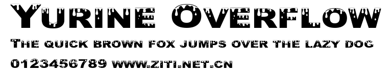 Yurine Overflow.ttf字體轉換器圖片