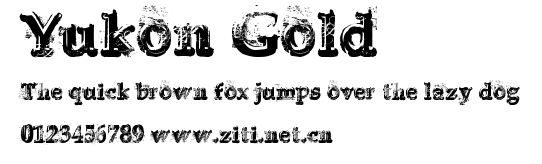 Yukon Gold.ttf字體轉換器圖片