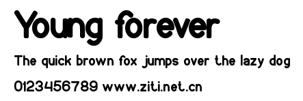 Young forever.ttf字體轉換器圖片