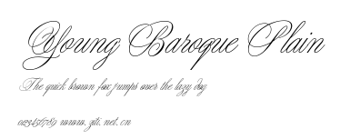 YoungBaroquePlain.ttf字體轉換器圖片