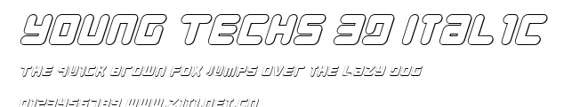Young Techs 3D Italic.ttf