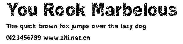 You Rook Marbelous.ttf字體轉換器圖片