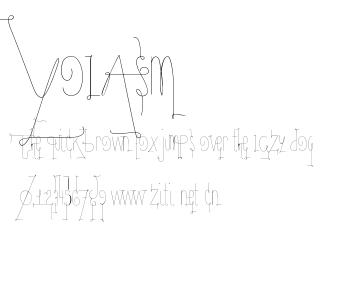 YolAsm.ttf字體轉換器圖片