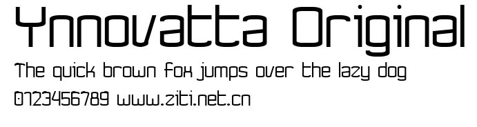 Ynnovatta Original.ttf字體轉換器圖片