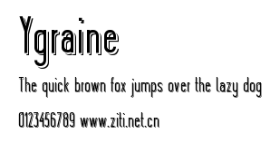 Ygraine.ttf字體轉換器圖片