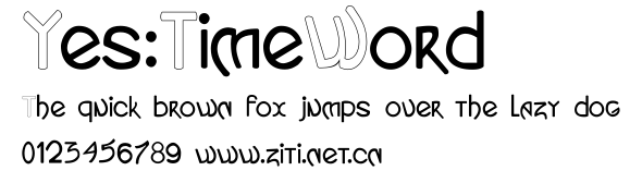 Yes:TimeWord.ttf字體轉換器圖片