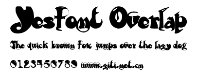 Yesfont Overlap.ttf字體轉換器圖片