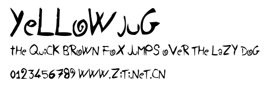 YellowJug.ttf字體轉換器圖片