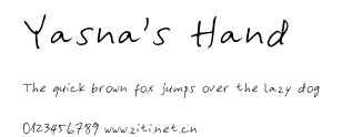 Yasna's Hand.ttf