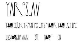 Yaroslav.ttf字體轉換器圖片