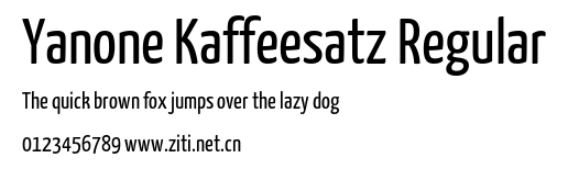 Yanone Kaffeesatz Regular.otf