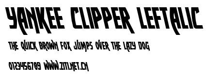 Yankee Clipper Leftalic.ttf
