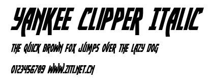 Yankee Clipper Italic.ttf