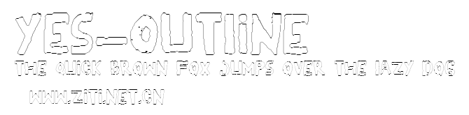YES_outline.ttf字體轉換器圖片