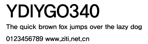 YDIYGO340.ttf字體轉換器圖片