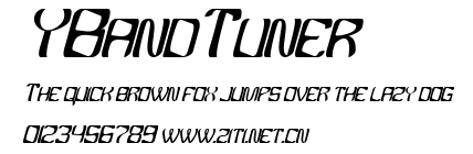 YBandTuner.ttf字體轉換器圖片