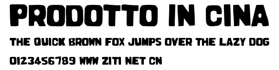 Prodotto In Cina.ttf