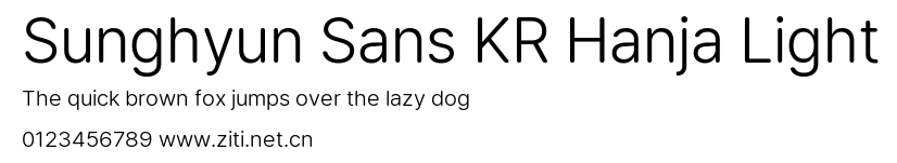 Sunghyun Sans KR Hanja Light.ttf
