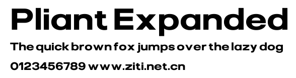 Pliant Expanded.ttf字體轉換器圖片