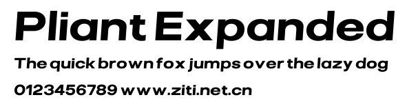 Pliant Expanded.ttf字體轉換器圖片